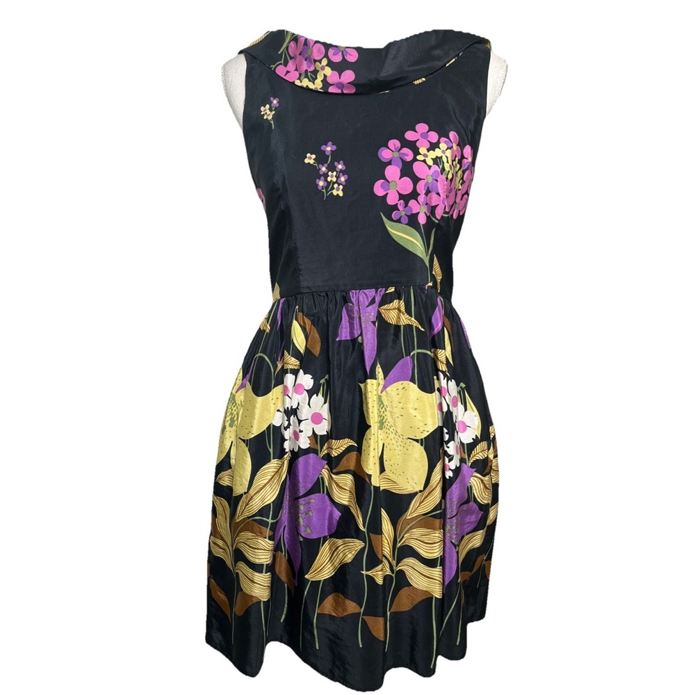 Corey Lynn Calter Women's Size‎ 8 Retro 50's Floral Lined Dress